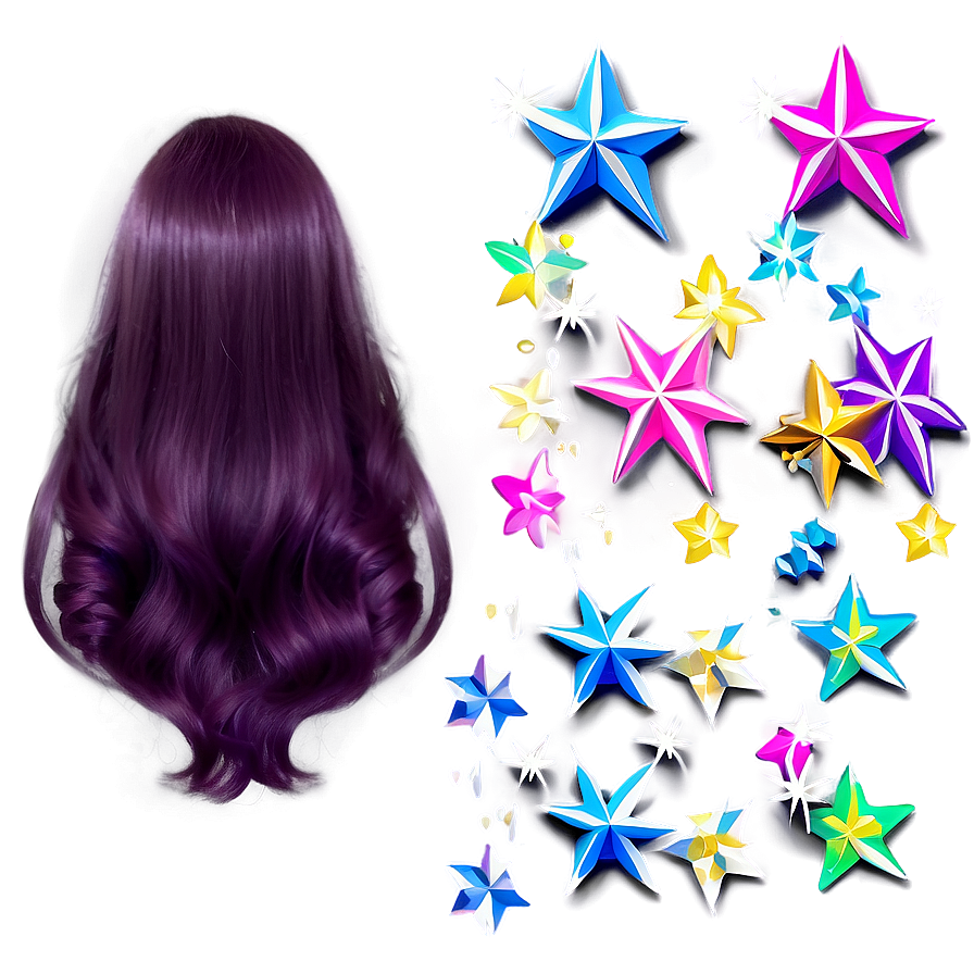 Long Hair Starlight Png Mcj7 PNG Image