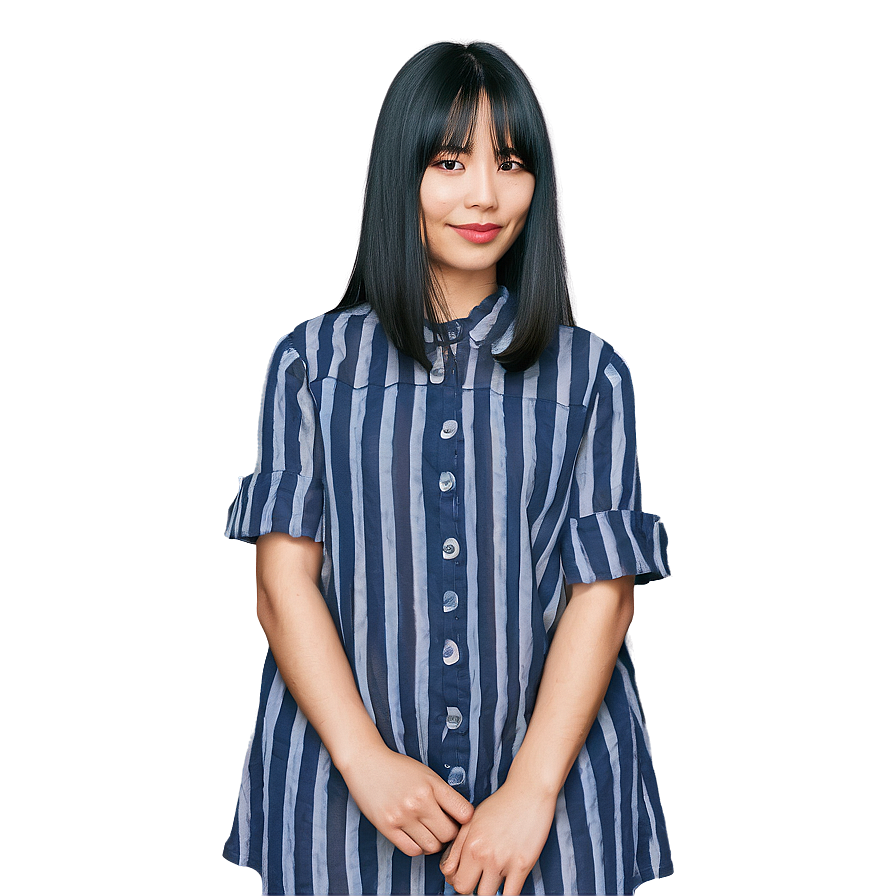 Long Hair With Bangs Png 22 PNG Image