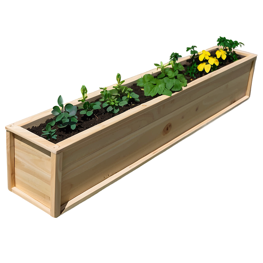 Long Planter Box Png Utm53 PNG Image