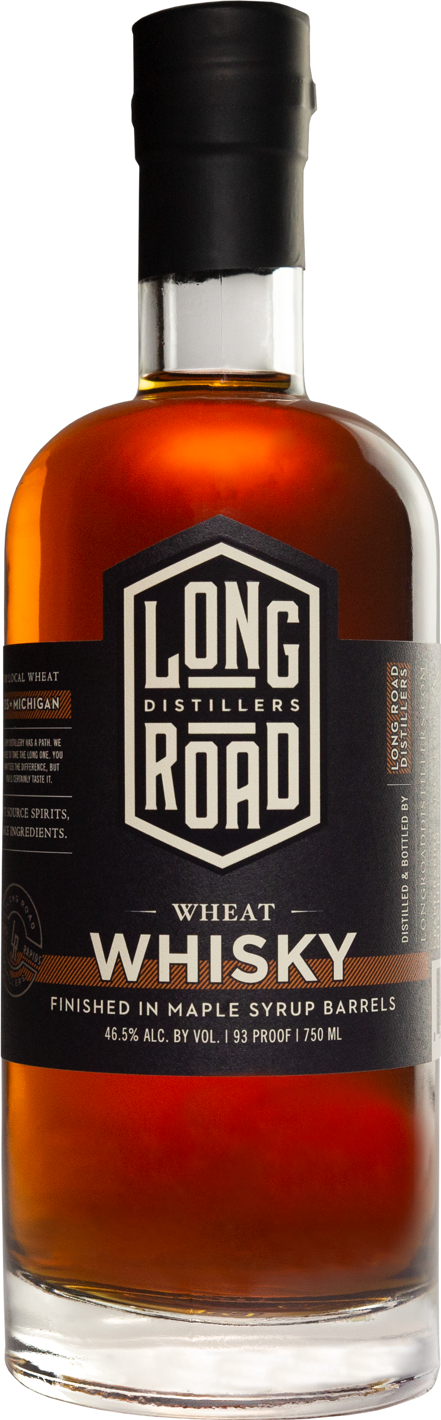 Long Road Distillers Wheat Whisky Bottle PNG Image