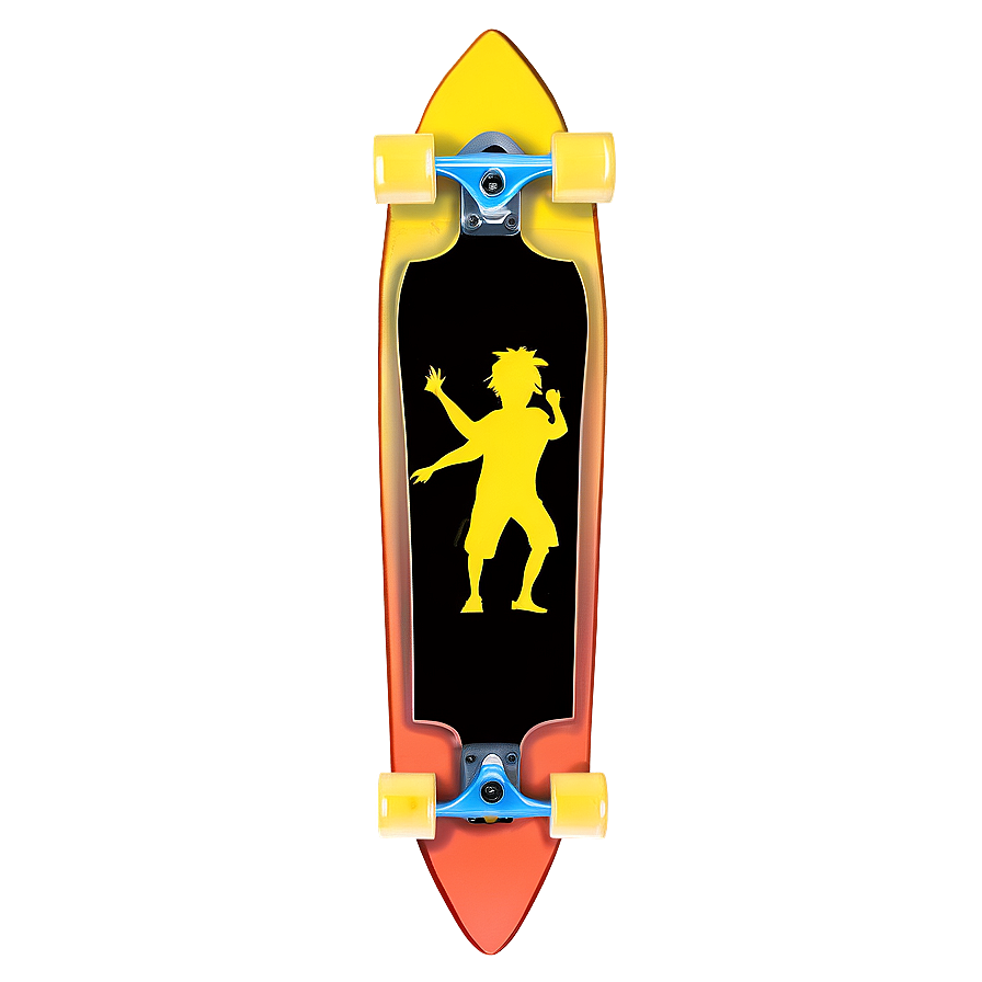 Longboard Silhouette Png 06272024 PNG Image