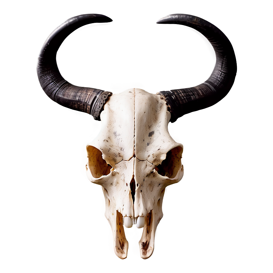 Longhorn Skull With Crown Png Fsv24 PNG Image