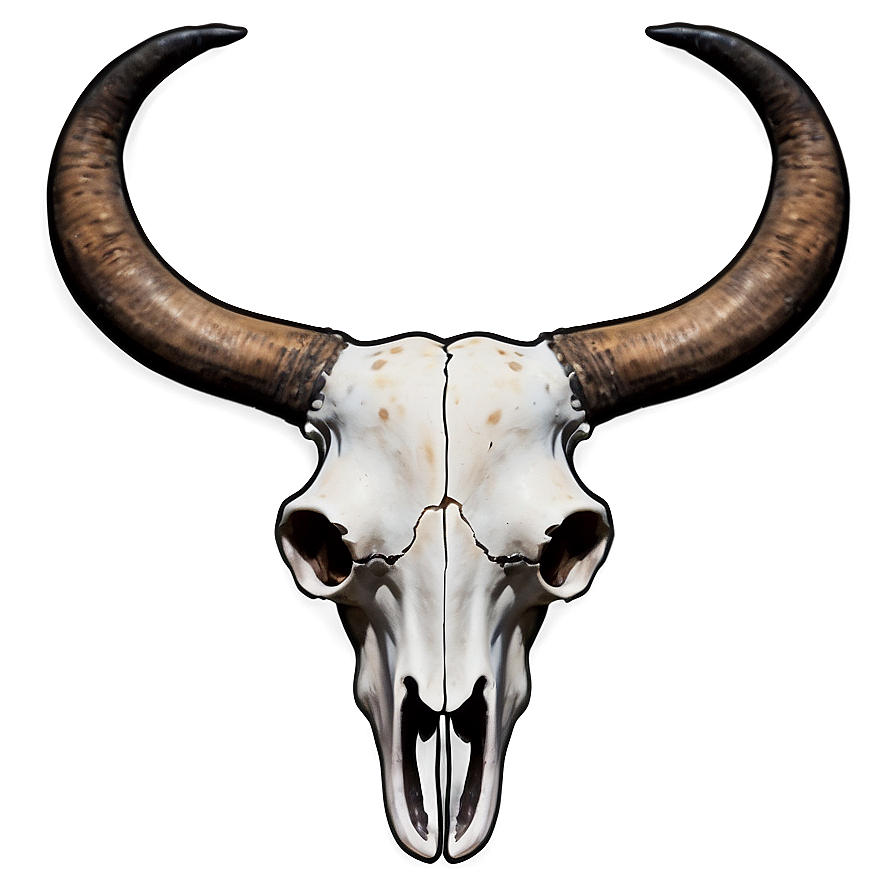 Longhorn Skull With Horns Png Bpl PNG Image