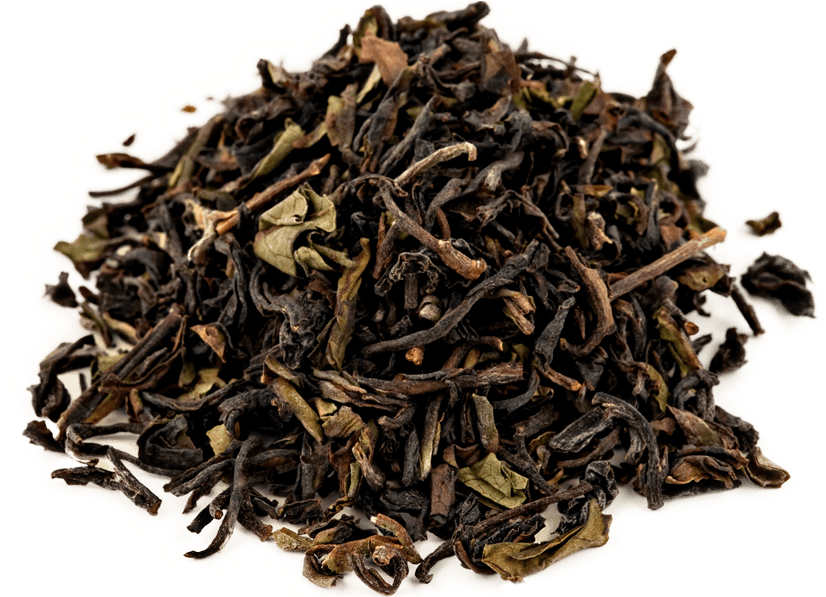 Loose Leaf Black Tea Pile PNG Image