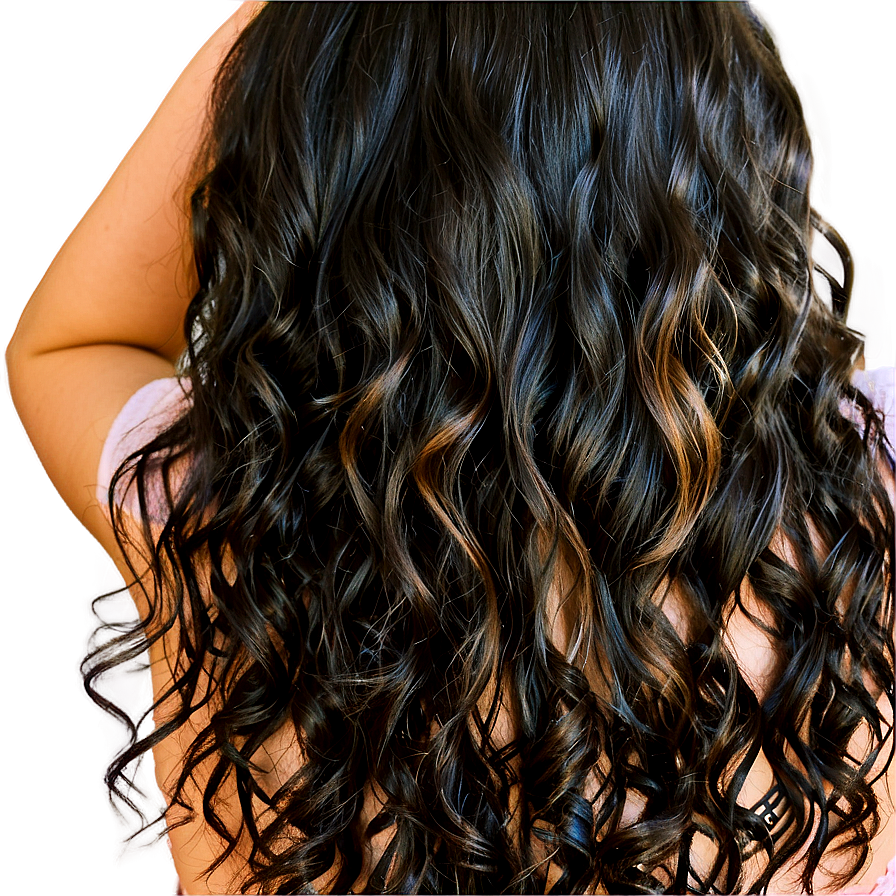 Loose Waves Perm Hair Png Wxc28 PNG Image