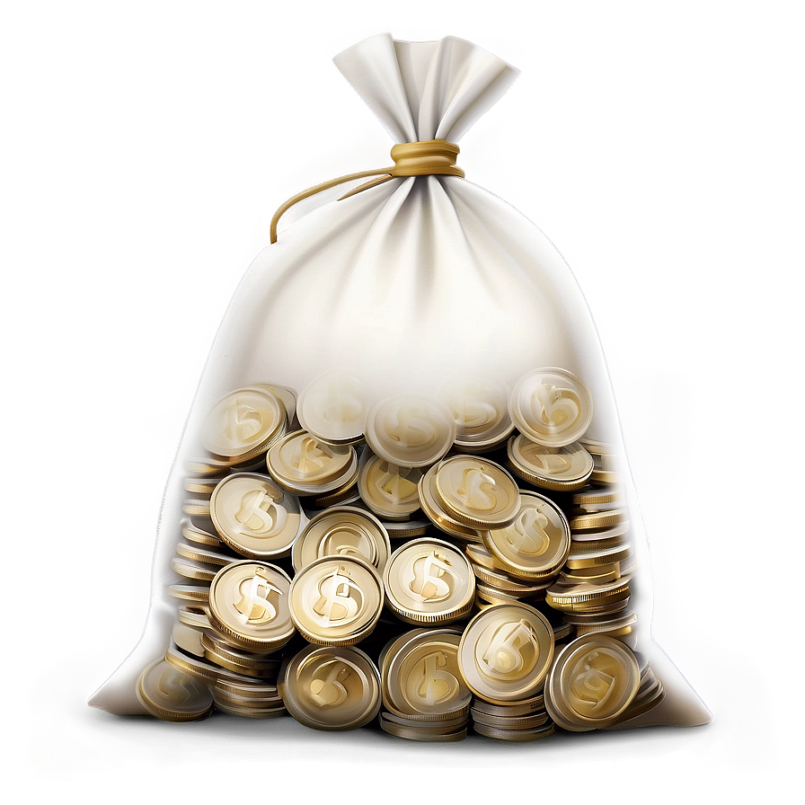 Loot Bag Full Of Money Png Dka PNG Image