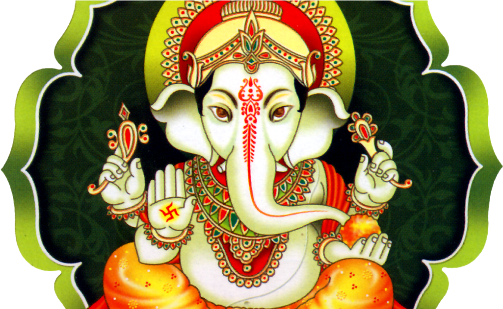 Lord Ganesha Artwork PNG Image