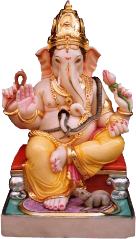 Lord Ganesha Statue PNG Image