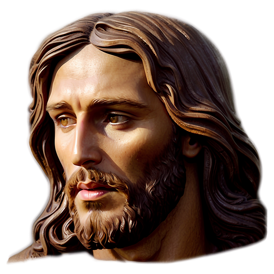 Lord Jesus Face Drawing Png 06292024 PNG Image