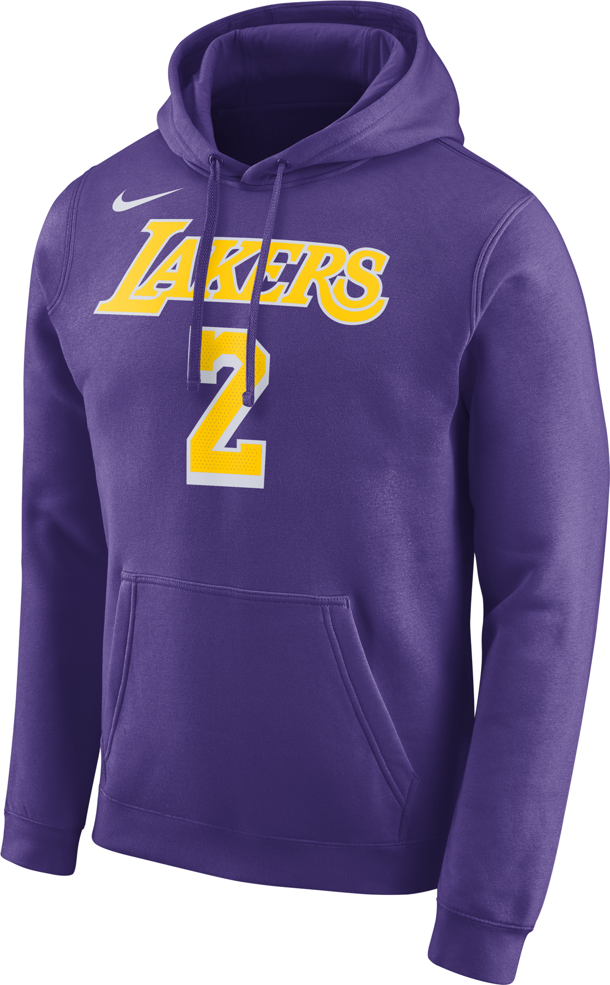 Los Angeles Lakers Number2 Hoodie PNG Image