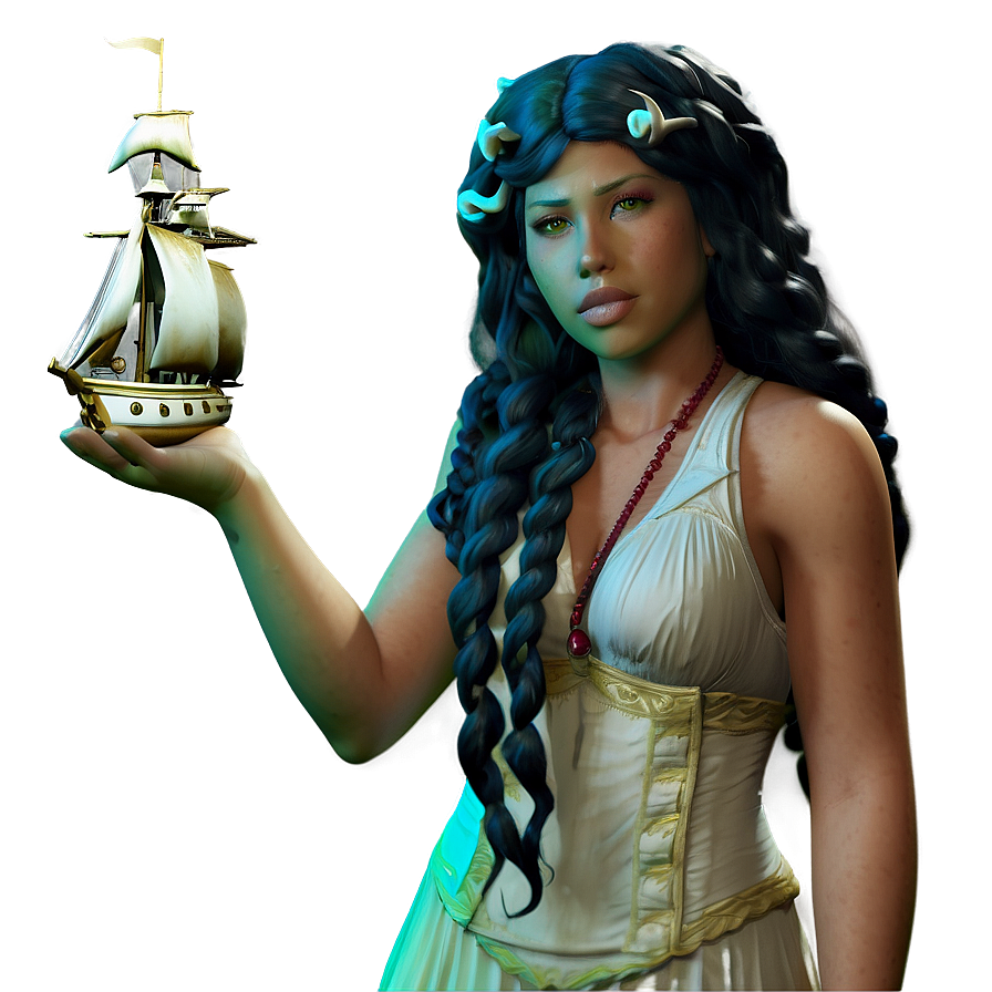 Lost Sailor's Siren Png Qnk66 PNG Image