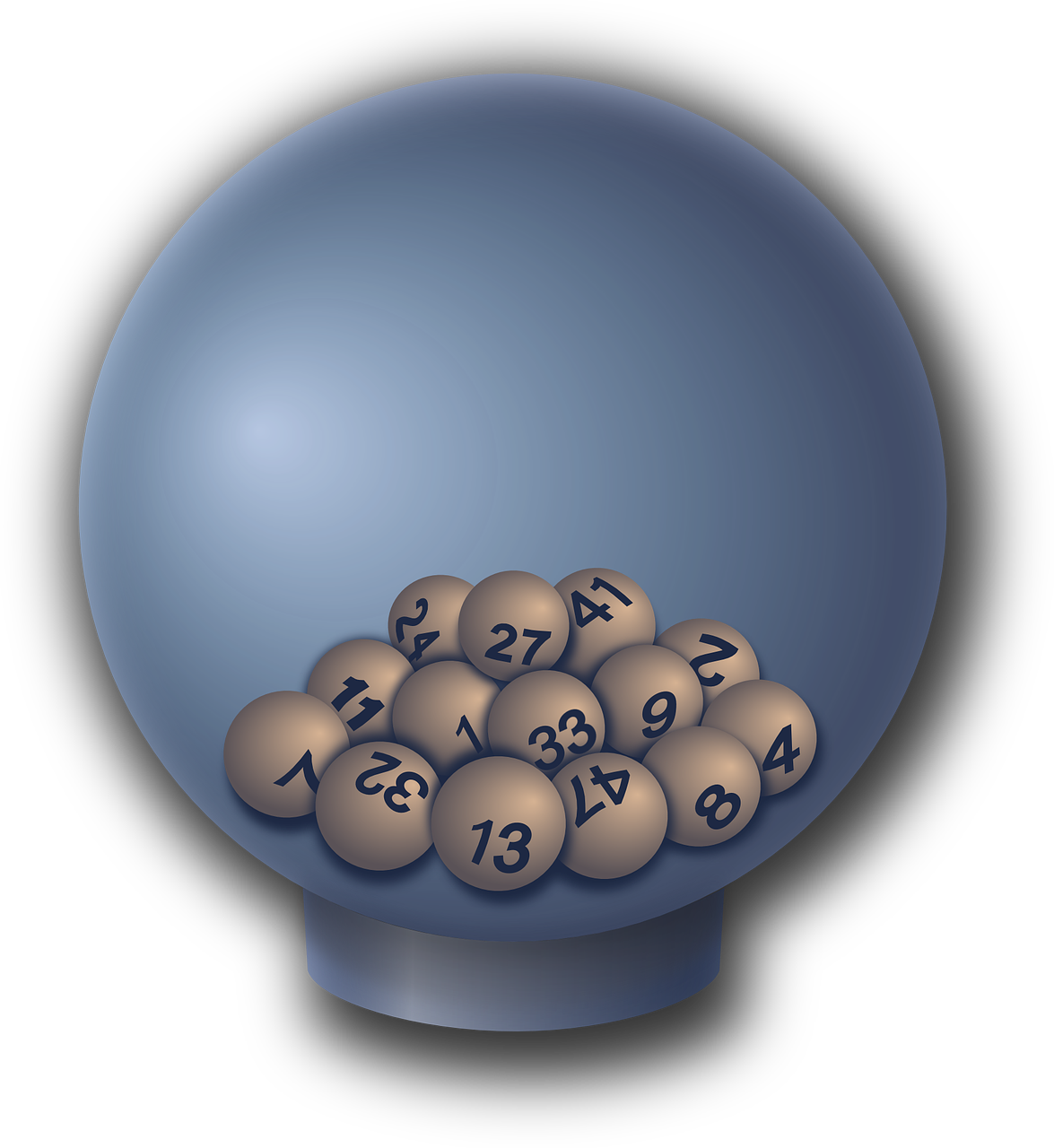 Lottery Ballsin Sphere PNG Image