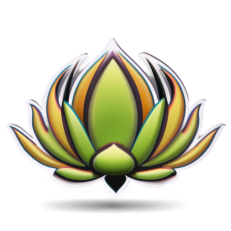 Lotus Flower Outline Png Qxr PNG Image