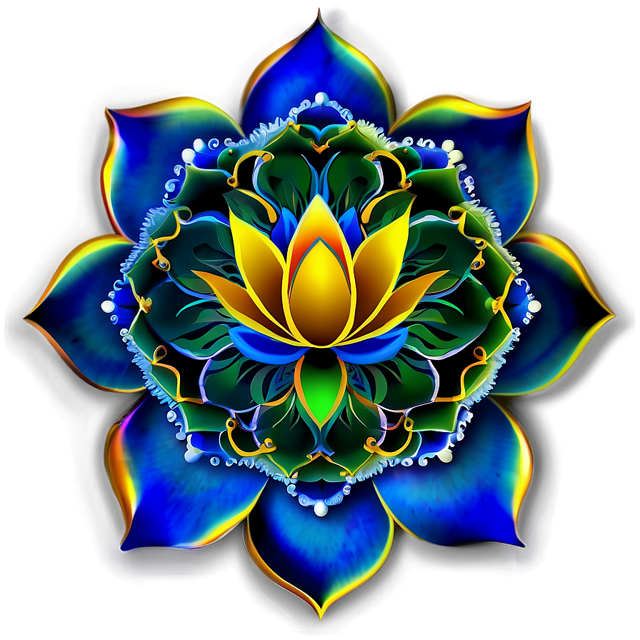 Lotus Mandala Png 5 PNG Image