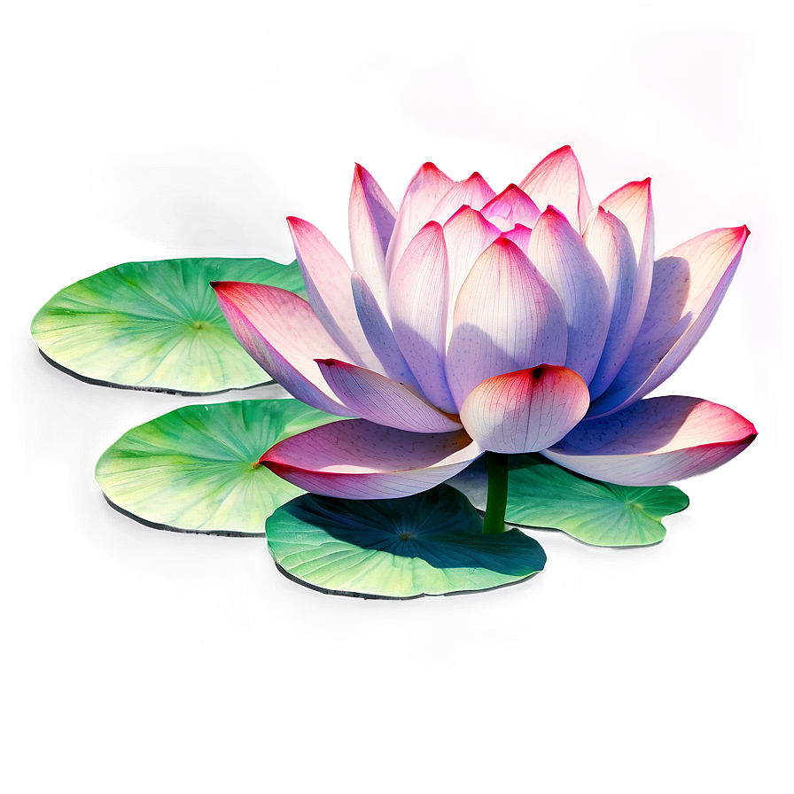 Lotus Watercolor Png 83 PNG Image