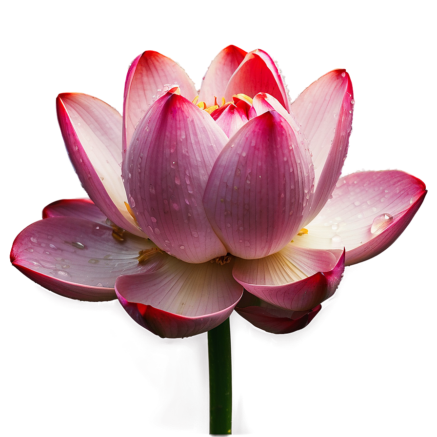 Lotus With Dewdrops Png 05242024 PNG Image