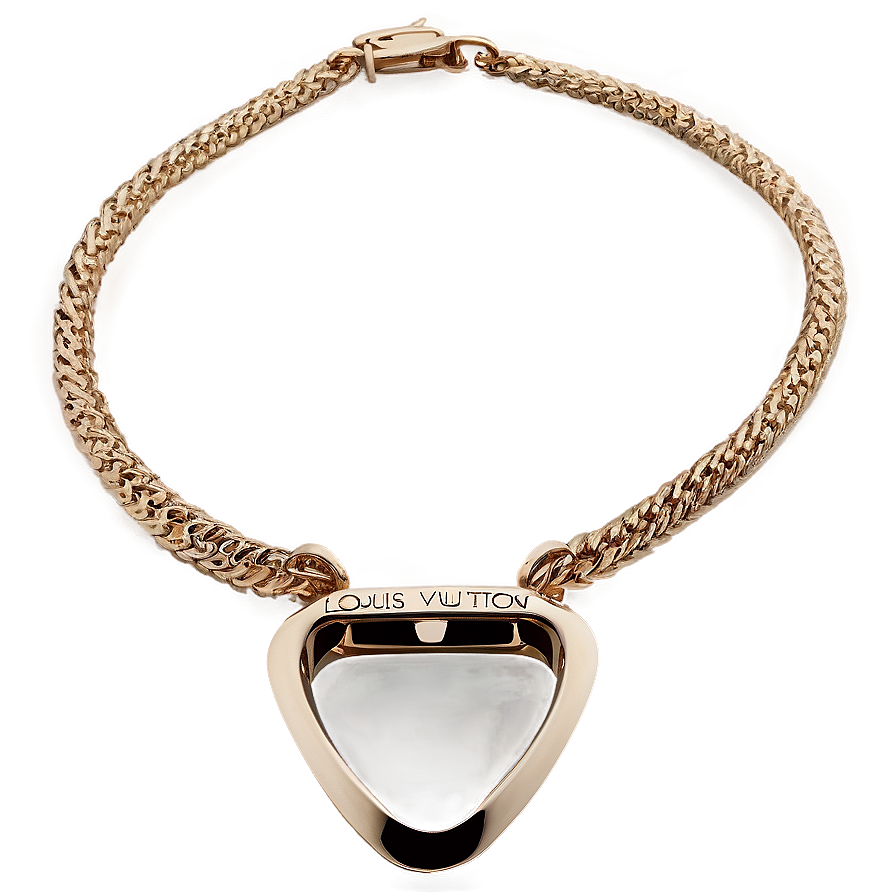 Louis Vuitton Necklace Png Kxk48 PNG Image