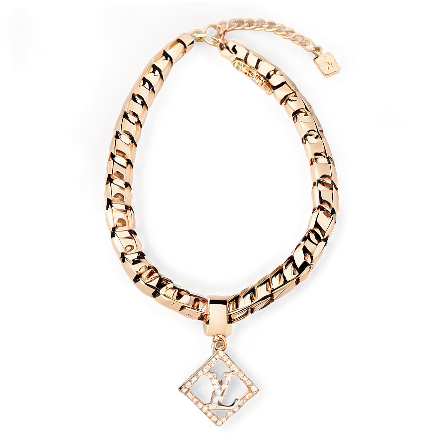 Louis Vuitton Necklace Png Mvc PNG Image