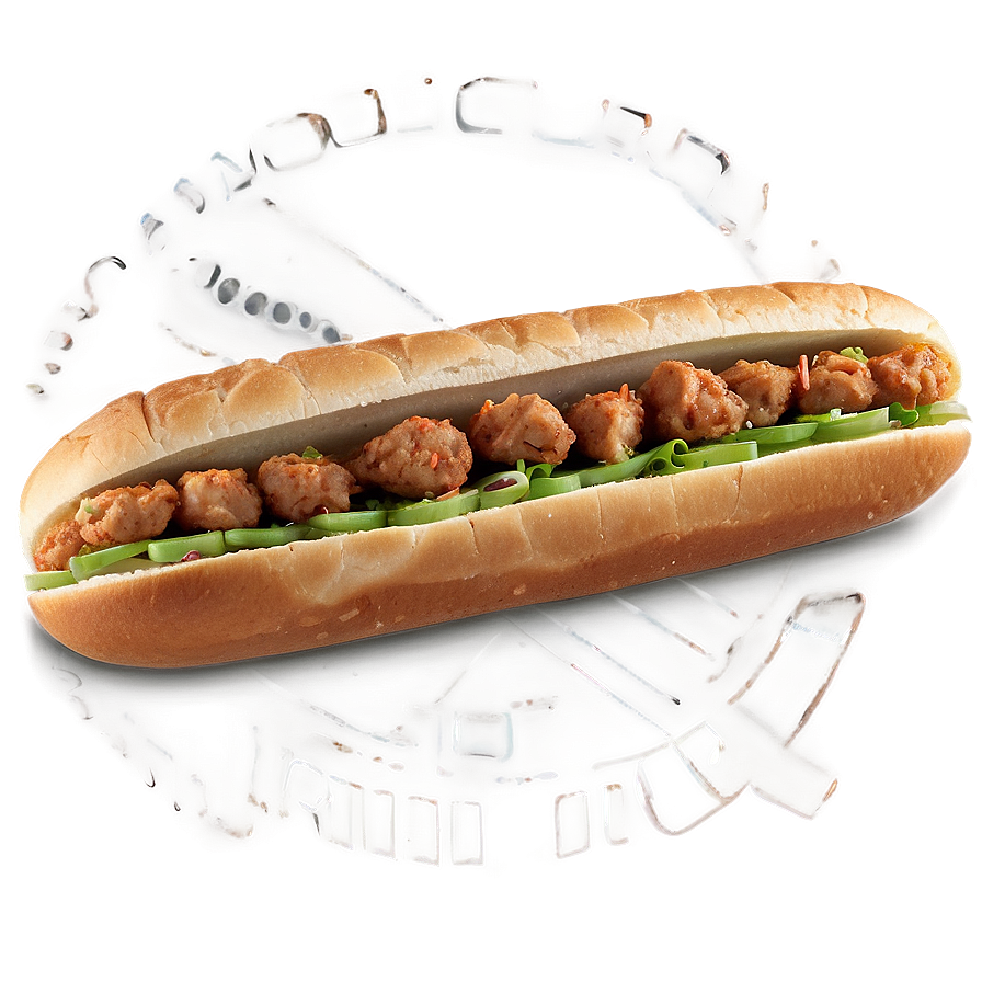 Louisiana Po'boy Sandwich Png 55 PNG Image