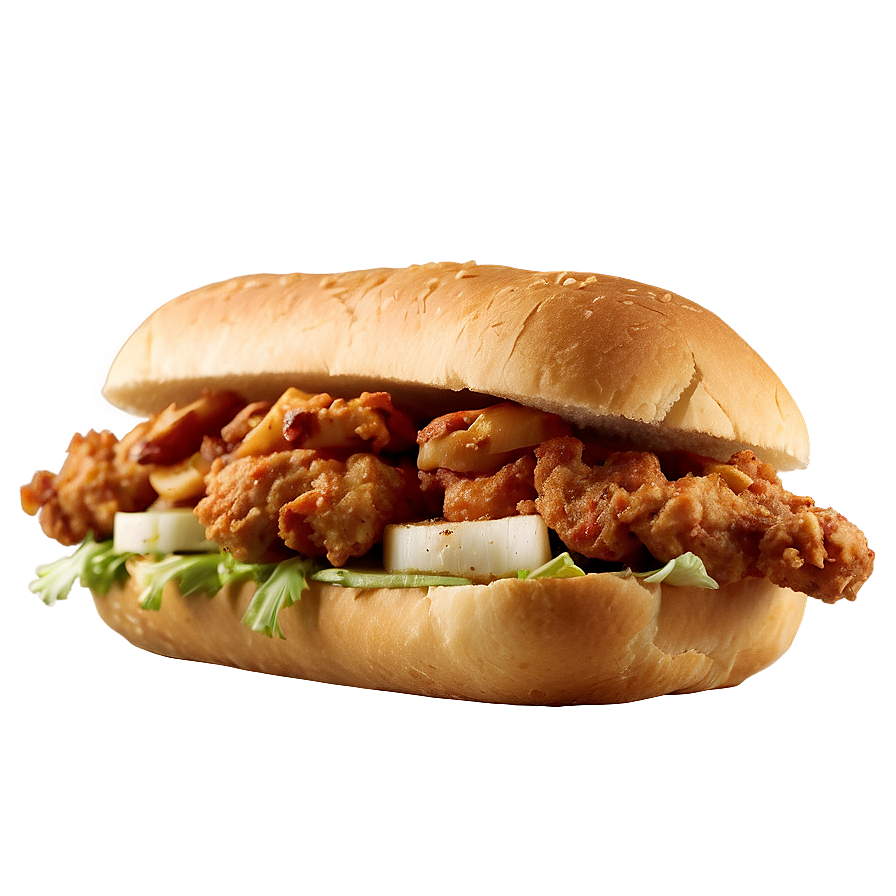 Louisiana Po'boy Sandwich Png Olp57 PNG Image