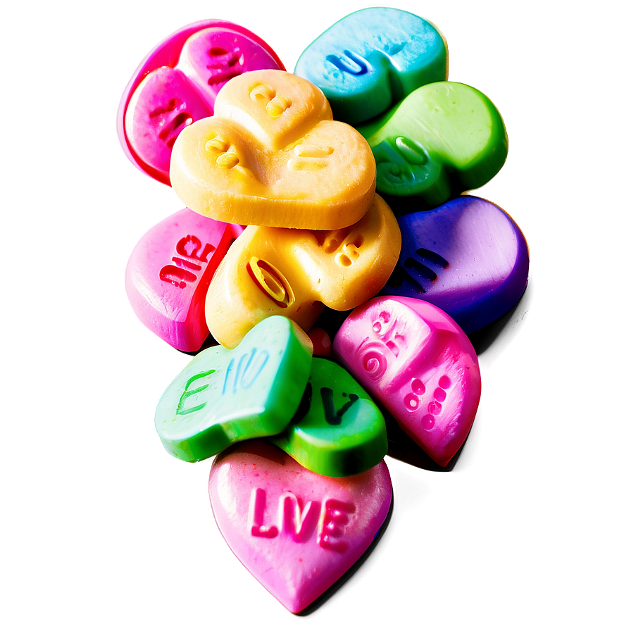 Love Candy Hearts Png Odv74 PNG Image