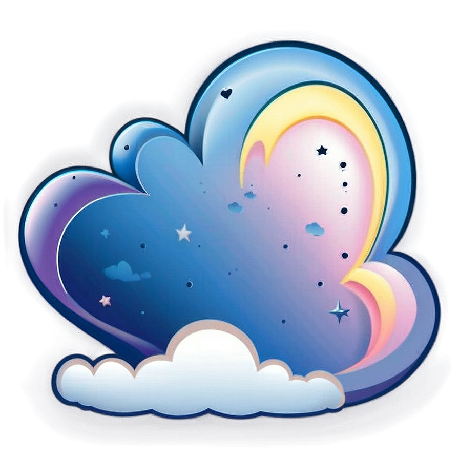 Love Cloud Cartoon Png 59 PNG Image