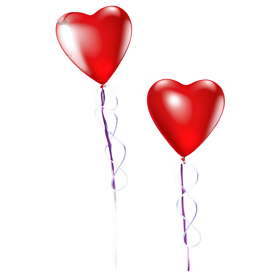 Love Heart Balloon Png Icj97 PNG Image