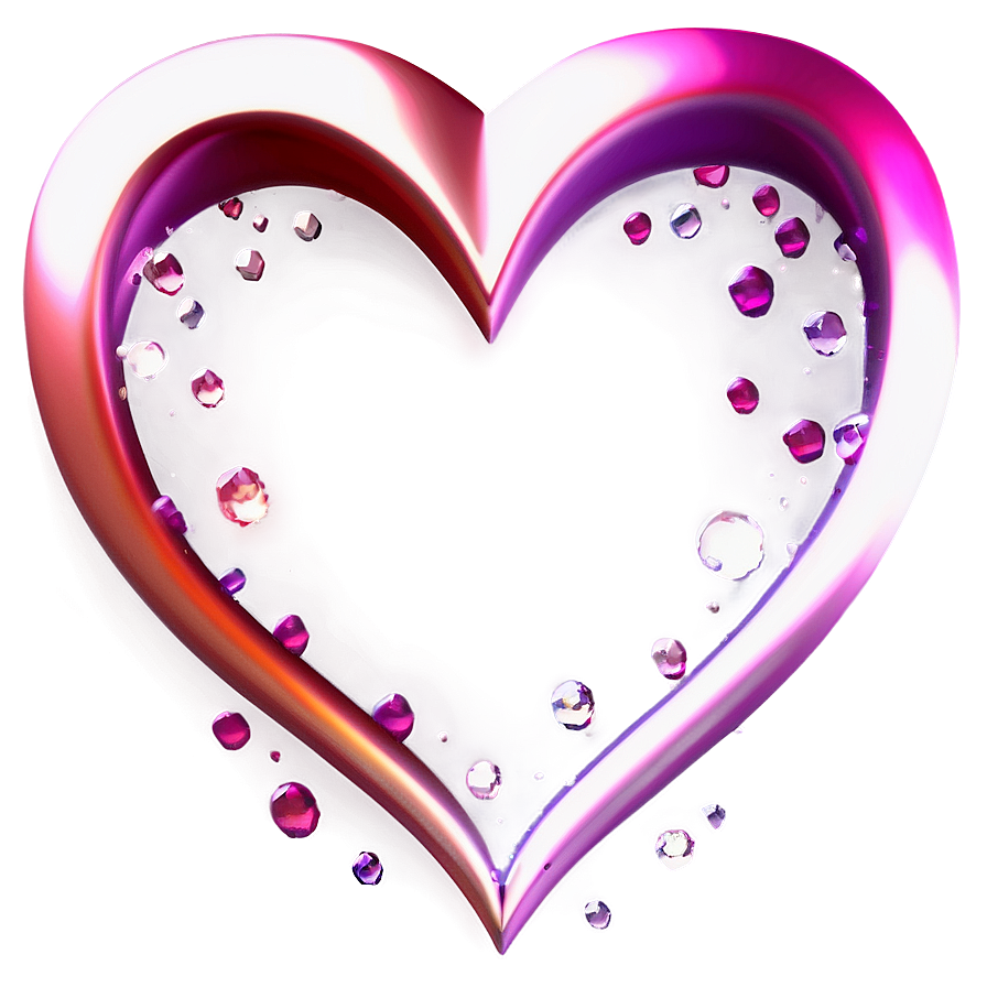 Love Heart Frame Png 90 PNG Image