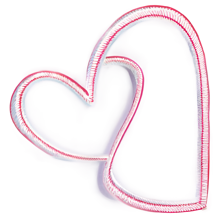 Love Heart Line Drawing Png 06262024 PNG Image