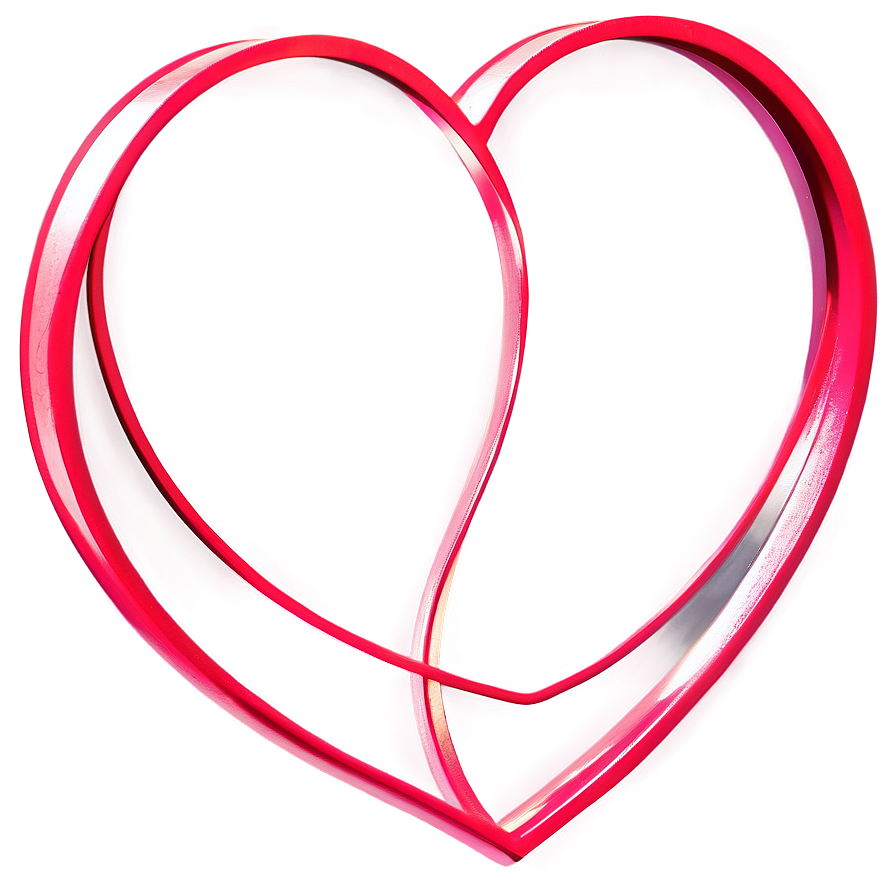 Love Heart Outline Png 05252024 PNG Image