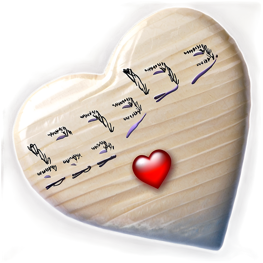 Love Letter Heart Emoji Png Wvf PNG Image