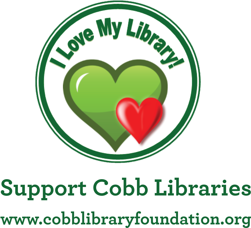 Love My Library Support Cobb Libraries Logo PNG Image