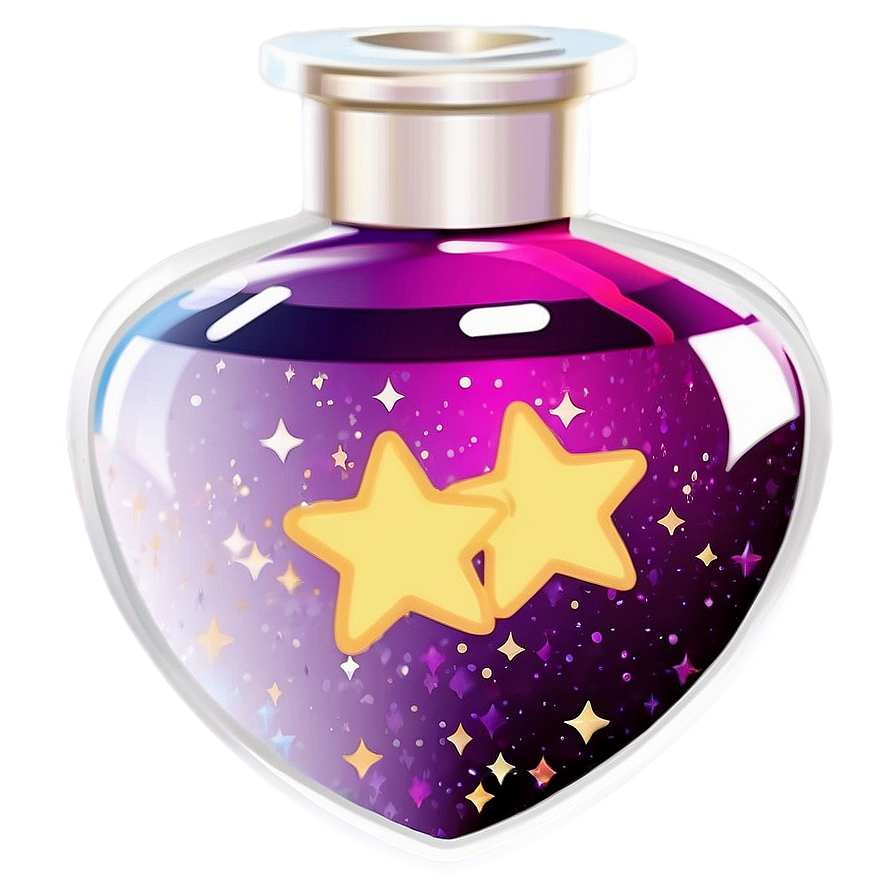 Love Potion With Stars Png 06292024 PNG Image