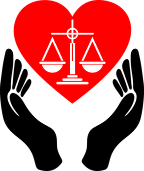 Loveand Justice Heart Symbol PNG Image