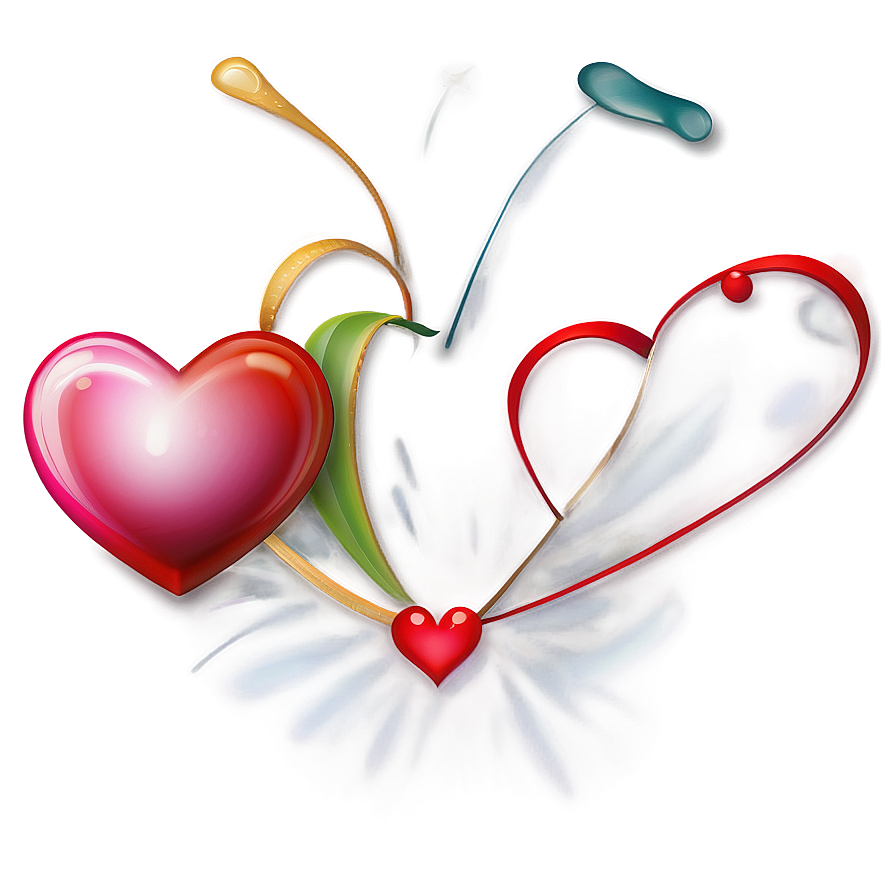 Lovely Heart Illustration Png Wcc48 PNG Image