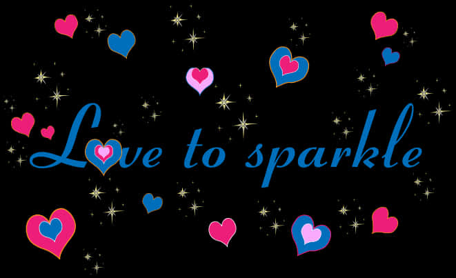 Loveto Sparkle Graphic PNG Image