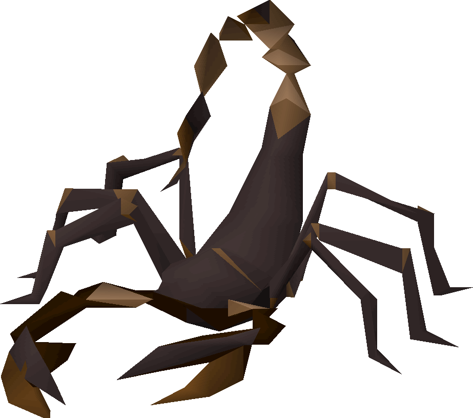 Low Poly Scorpion Graphic PNG Image