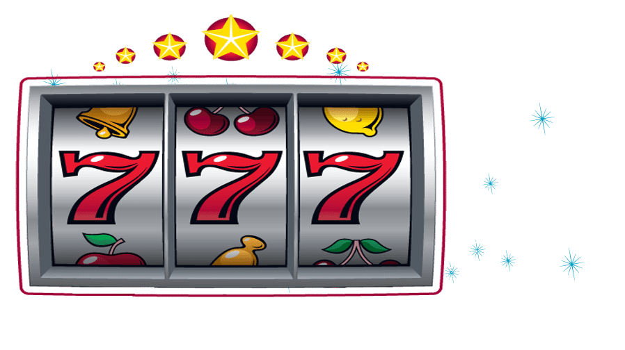 Lucky Sevens Slot Machine Win PNG Image