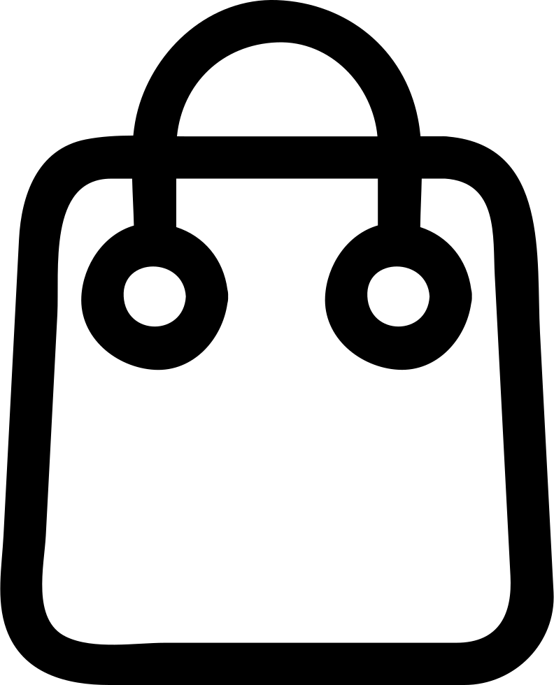 Luggage Icon Simple Outline PNG Image