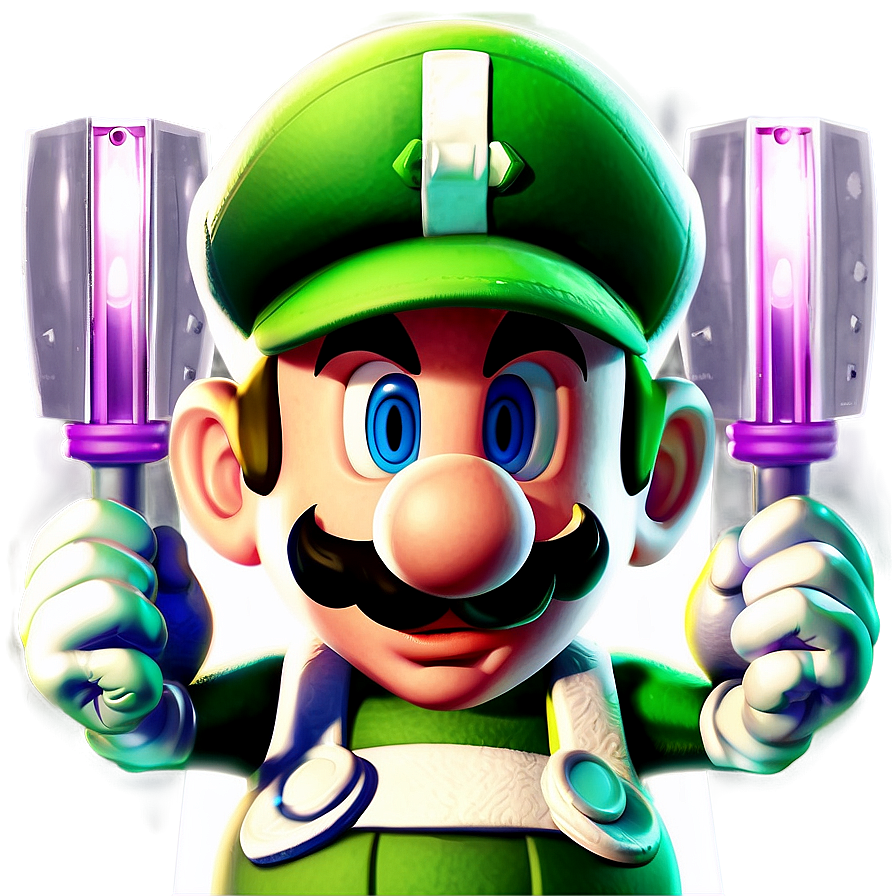 Luigi's Mansion Gamecube Art Png 64 PNG Image