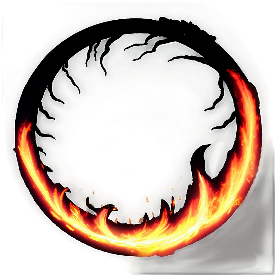 Luminous Fire Circle Png Ojj34 PNG Image