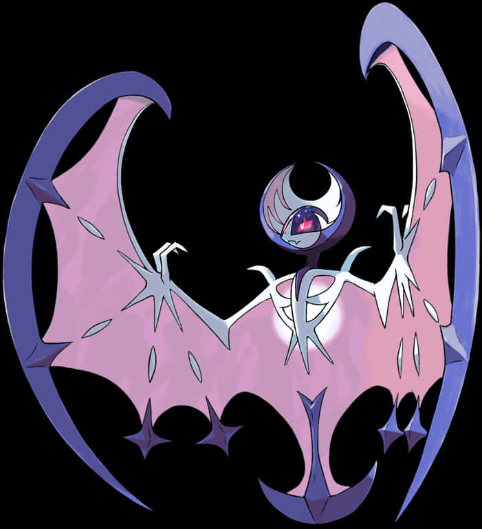 Lunala Pokemon Legendary Moon PNG Image