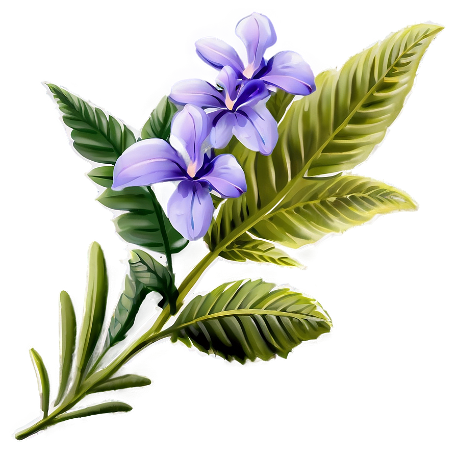 Lush Corner Flower Png Xmr32 PNG Image