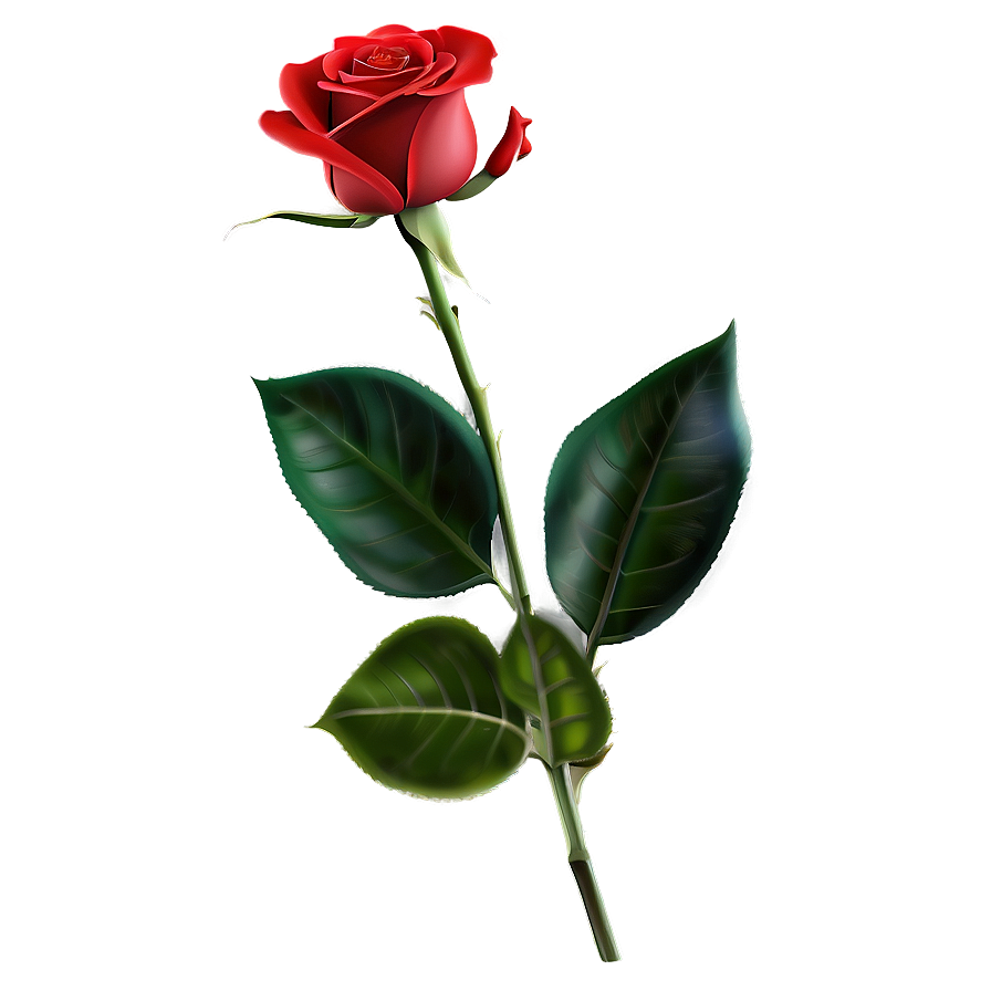 Lush Red Rose Png Elf PNG Image