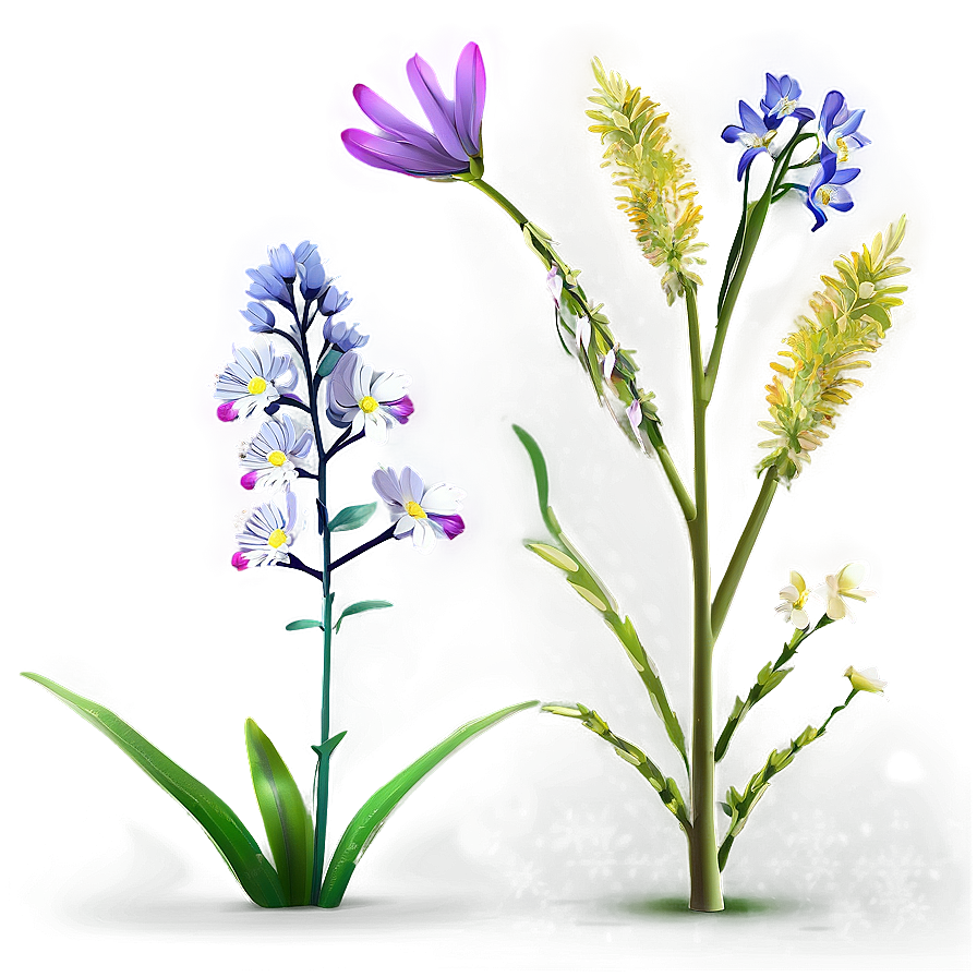 Lush Wildflower Habitat Png 82 PNG Image