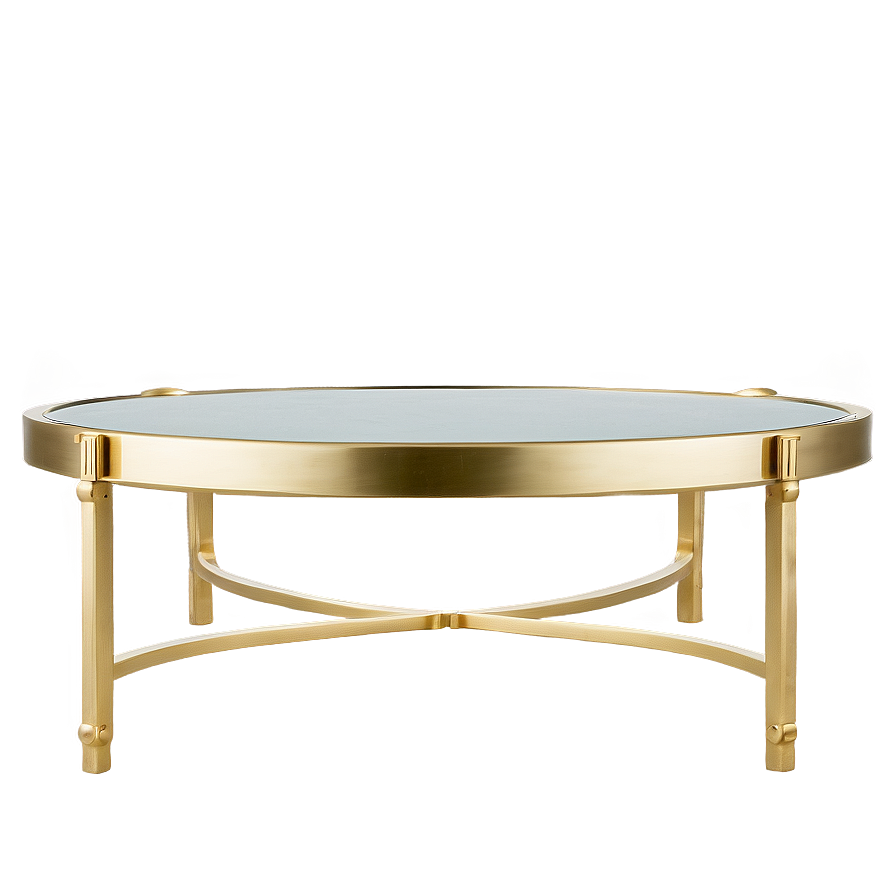 Luxe Gold Coffee Table Png 05042024 PNG Image