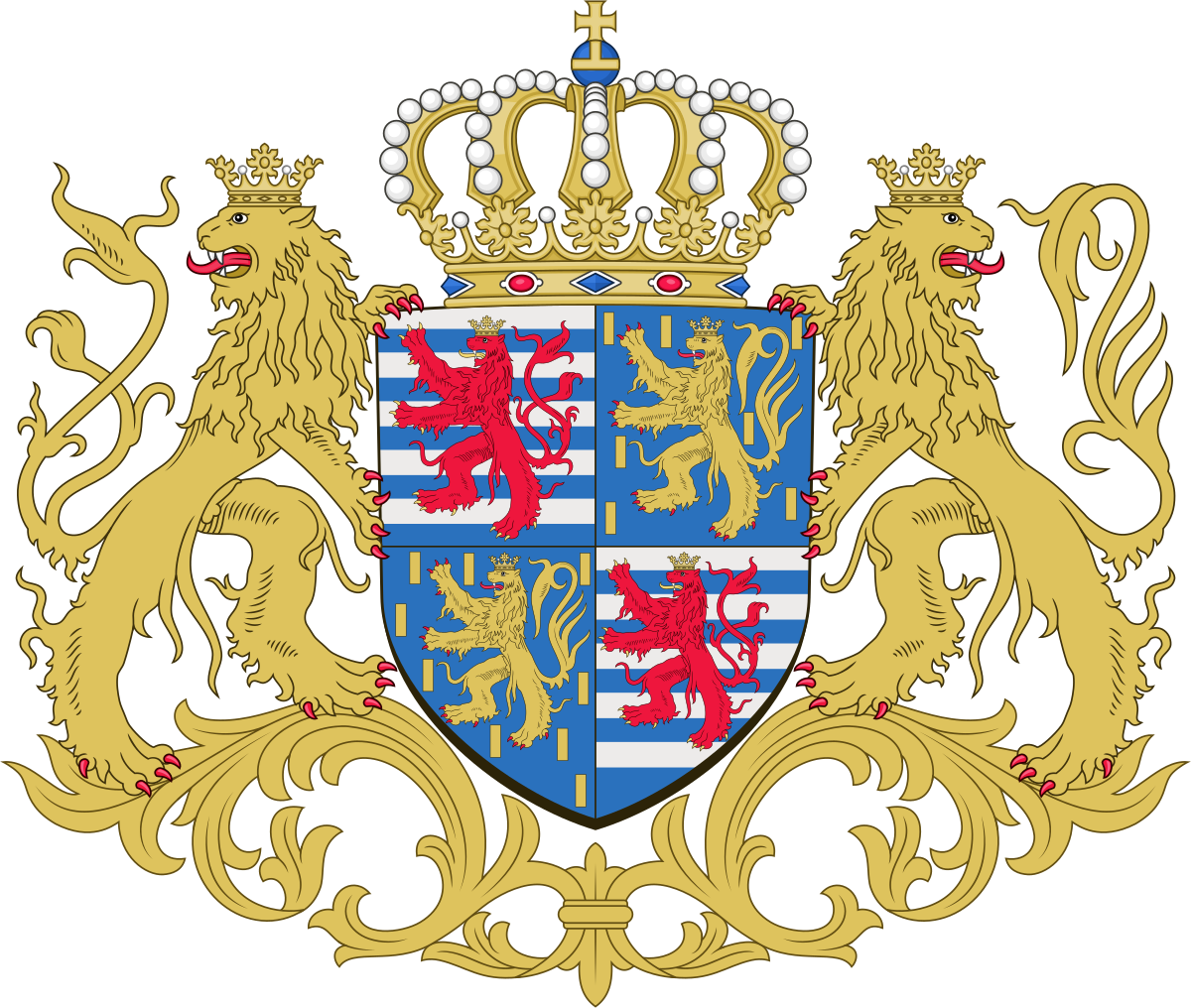 Luxembourg Coatof Arms PNG Image