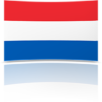 Luxembourg Flag Reflection PNG Image