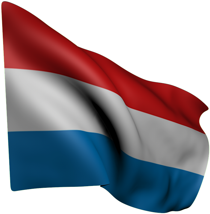 Luxembourg Flag Waving PNG Image