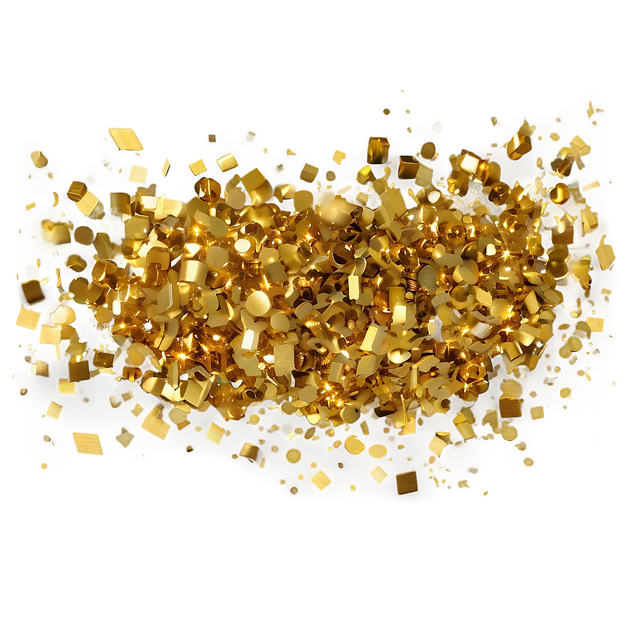 Luxurious Gold Glitter Png 05232024 PNG Image